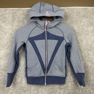 IVIVVA Lululemon Blue Good In The Hood Scuba Hoodie Girl's Size 6